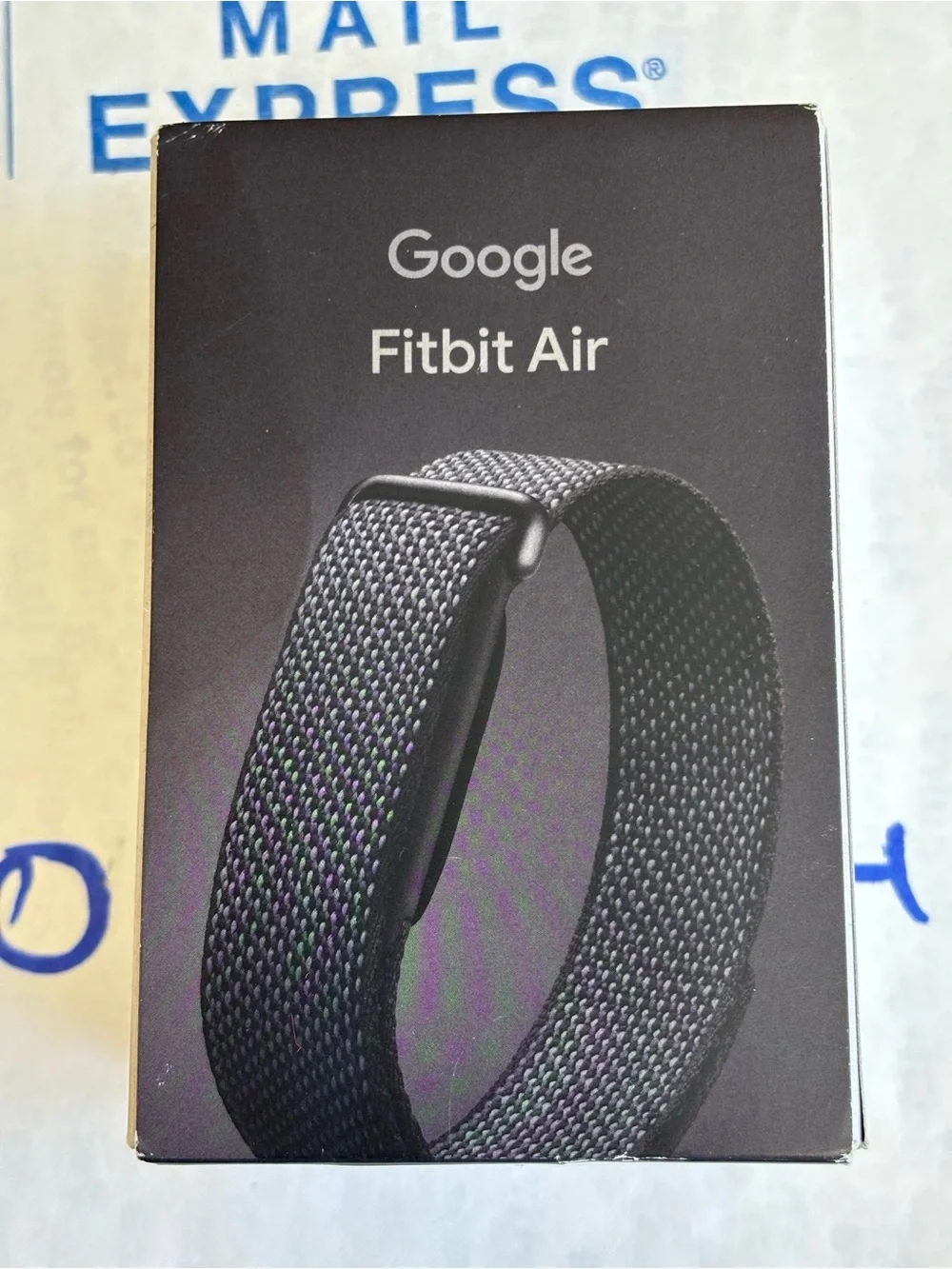 Google Fitbit Air Heart Rate Bluetooth Tracker Black Obsidian Loop